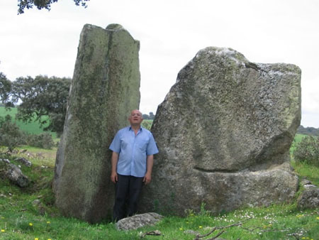 tamaño del dolmen de Hurtada (Villar de Argañán)