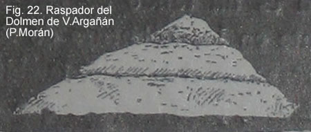 Raspador del dolmen de Hurtada (Villar de Argañán)